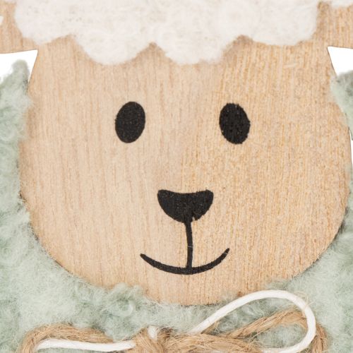 gjenstander Tresaudekorasjon, søt dekorativ figur til vår og påske, borddekorasjon, 11 cm, 6 deler