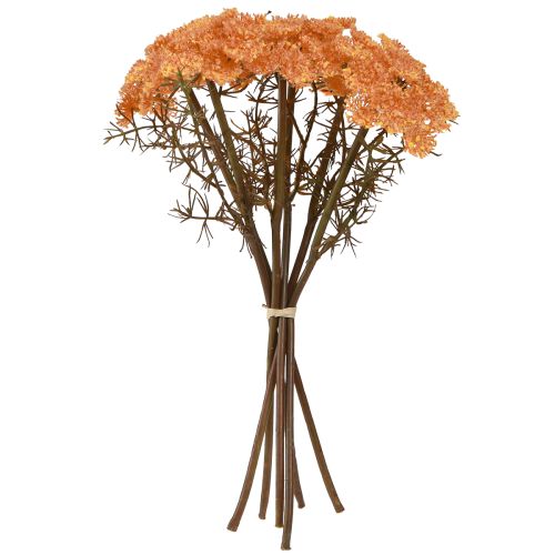 gjenstander Kunstige ryllikblomster Achillea kunstig oransje 30 cm 6 stk