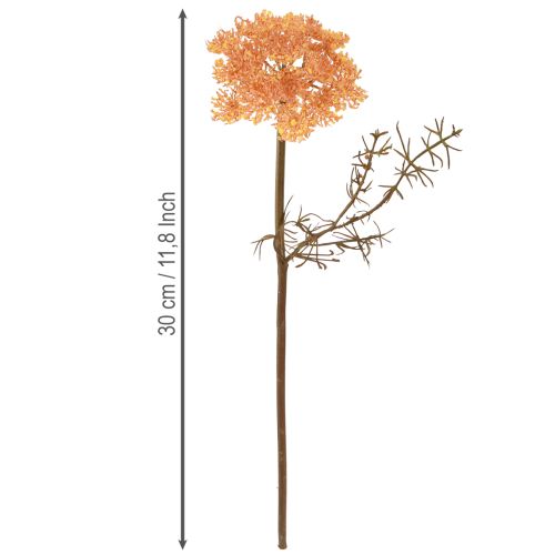 gjenstander Kunstige ryllikblomster Achillea kunstig oransje 30 cm 6 stk