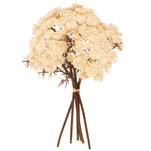 Floristik24 Kunstig ryllik krem Achillea kunstige blomster 30 cm 6 stk