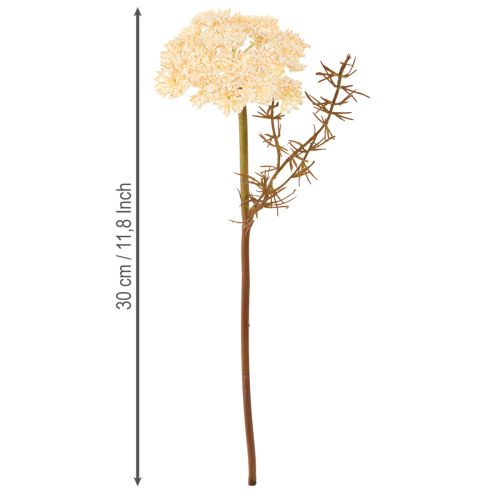 gjenstander Kunstig ryllik krem Achillea kunstige blomster 30 cm 6 stk