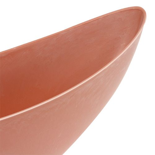 gjenstander Skål Plast Lys oransje 39cm x 13cm H13cm