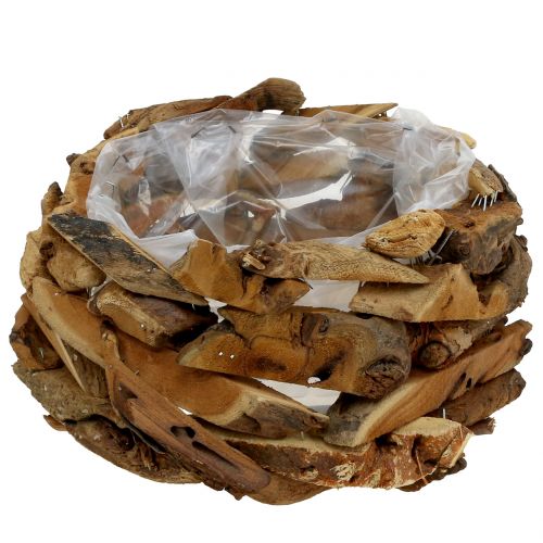 Floristik24 Skålbiter av tre natur Ø32cm H16cm