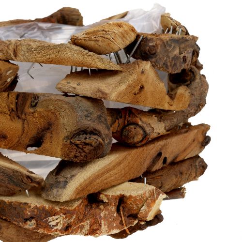 Floristik24 Skålbiter av tre natur Ø32cm H16cm