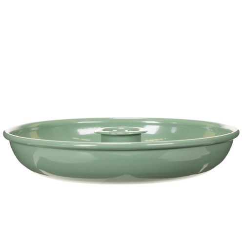 Grønn metalllysestake, dekorativ, for spisslys, 13 cm | Floristik24.no