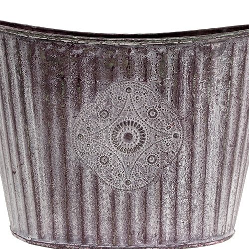 Floristik24 Skål oval 22cm x 16cm H15cm lilla