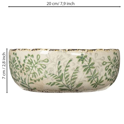 gjenstander Rustikk bolle med unikt mønster, 20 cm