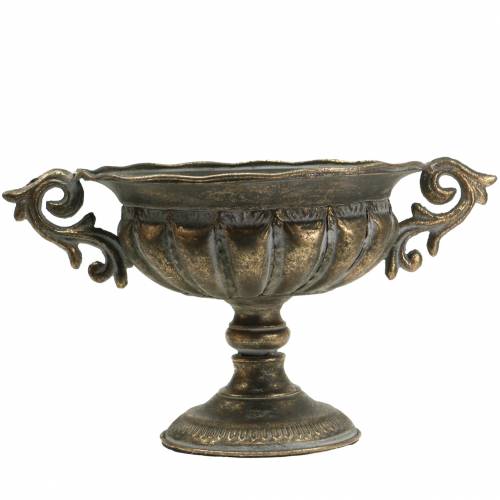 Floristik24 Koppskål antikk gull Ø28cm H23cm