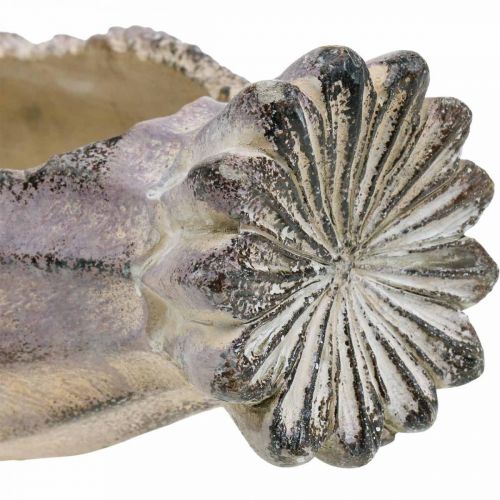 Floristik24 Valmuekapsel for planting, betongdekorasjon, plantekrukke, hagedekorasjon L29,5cm