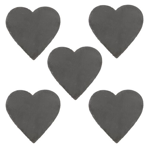 gjenstander Hjerteformet dekorasjon i skifer for stilig borddekorasjon og kreative ideer