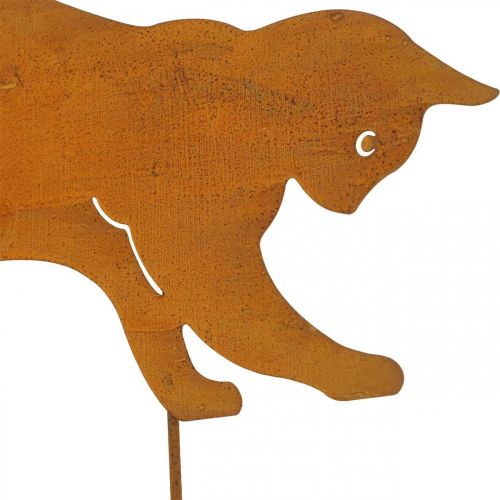Floristik24 Patina Garden Stake Cat Playing Retro Vintage H41cm