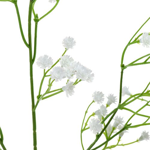 Floristik24 Gypsophila kunstige blomster hvite 52cm 6stk