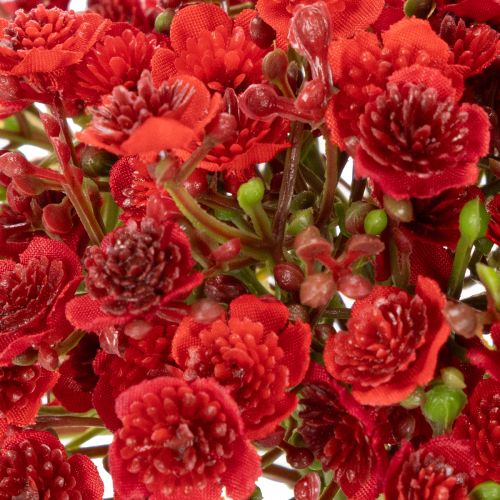 Kunstig babyånde, rød, bukett som blomsterdekorasjon, 30 cm, 10 stk. | Floristik24.no