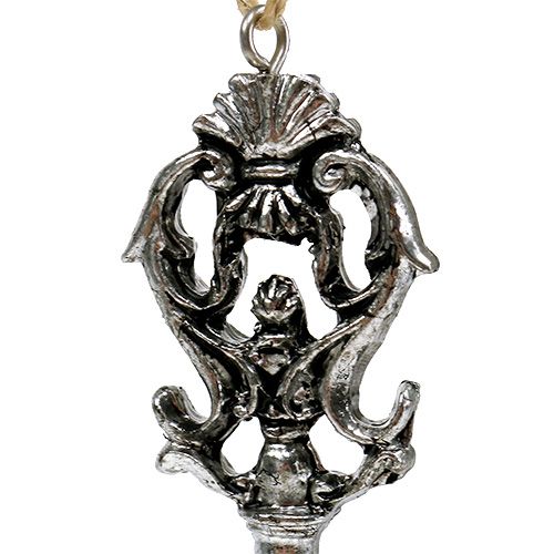 Floristik24 Nøkkel sølv 10cm ass. 6stk