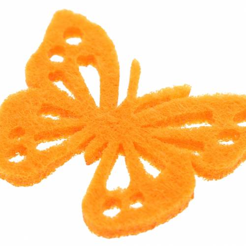 gjenstander Felt Butterfly Table Decoration Assortert 3,5 × 4,5cm 54 stykker Ulike farger