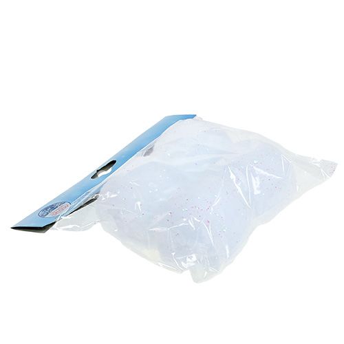 Floristik24 Snøball med glimmer 8cm 4stk