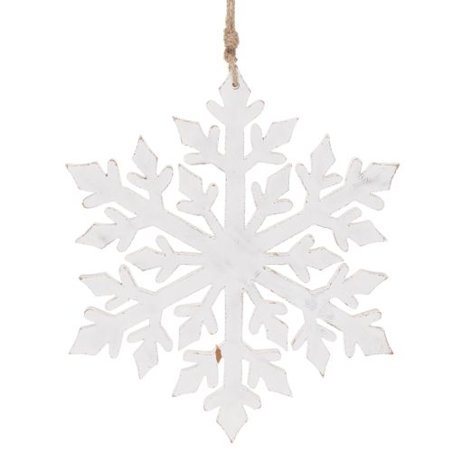 Stor dekorativ snøfnugg, hengende dekorasjon, 30 cm | Floristik24.no