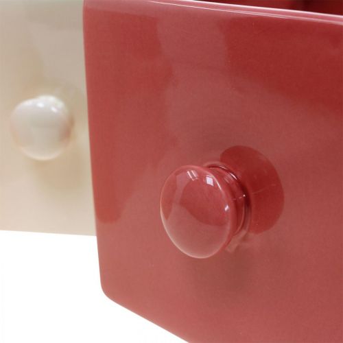 Floristik24 Planteskuff, dekorativ skuff, keramisk beholder, blomsterkasse 6 stk.