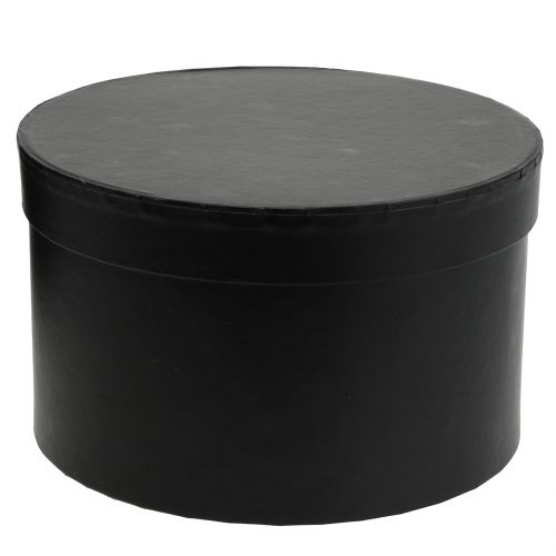 Floristik24 Blomsterkasse roseeske sort rund Ø18cm - Ø20cm 2stk