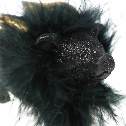 Floristik24 Dekorativ figur gris lykkebringer svart 9cm 2stk