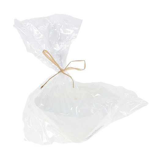 Floristik24 Flytelys i hvitt Ø13cm