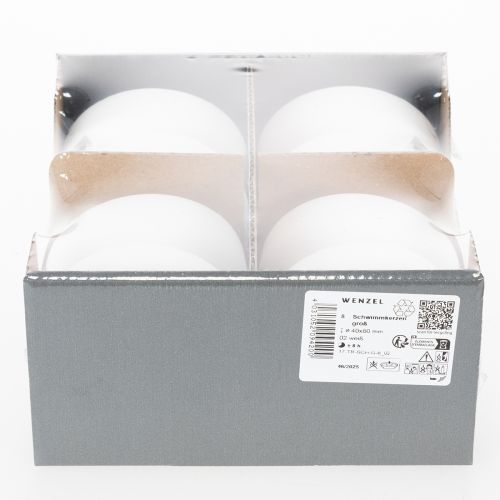 gjenstander Flytelys for romantiske kvelder eller festlig dekorasjon, også egnet for utendørs bruk. 8 cm, 8 t, 8 stk.