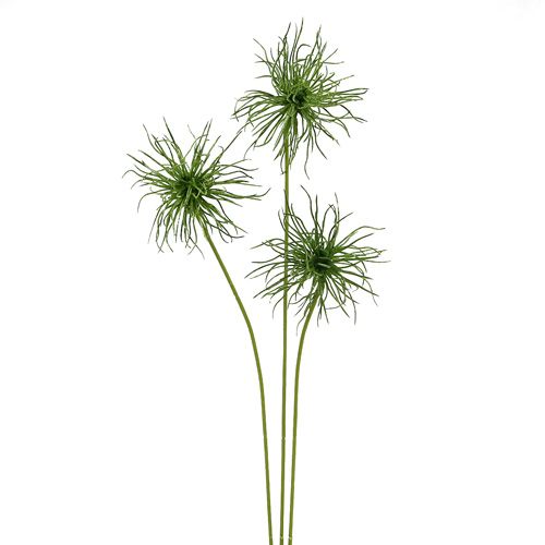 Floristik24 Silkeblomster xanthiumgrønn 63cm 4stk