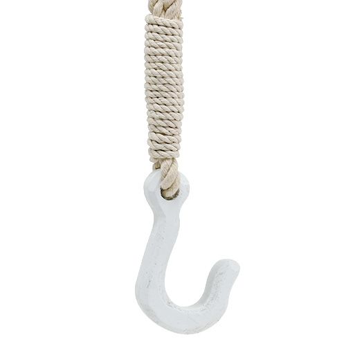 Floristik24 Vinsj, rigging L80cm hvit, blå, natur