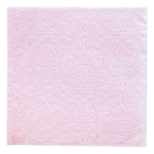 gjenstander Servietter Rosa Vårpynt Preget 33x33cm 15 stk