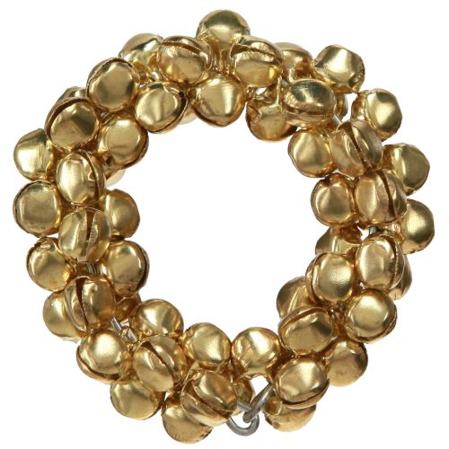 gjenstander Serviettringer gull metallklokker Ø5cm 8 stk