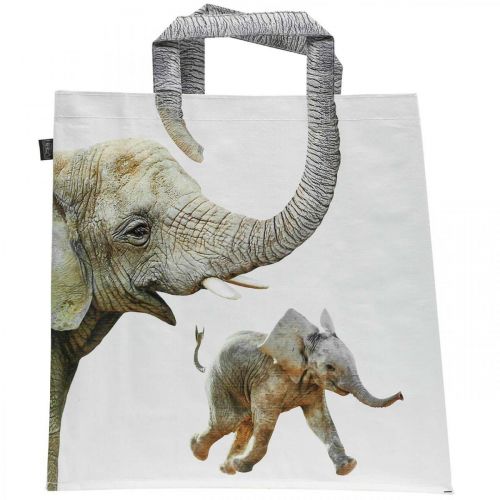 Floristik24 Shopper bag, handle bag B39,5cm bag elefant