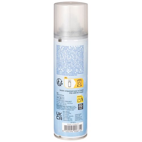 Sølvspray snøspray glitter for vinduer og vinterdekorasjon 150ml | Floristik24.no