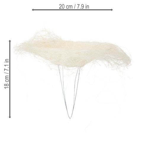 gjenstander Bukettmansjett - elegant tilbehør for perfekt blomsterdekorering - 20 cm, 8 deler