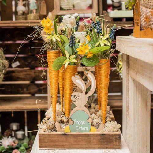 Floristik24 Sisal spiss vase oransje Ø1,5cm L15cm 20 stk