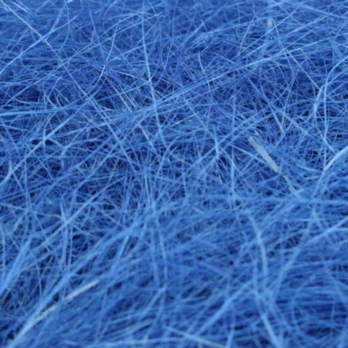 gjenstander Sisal vatt blå, naturlige fibre 300g