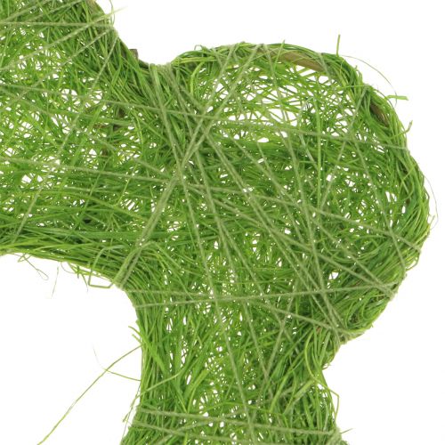 Floristik24 Sisal blomst grønn Ø7,5cm 25stk