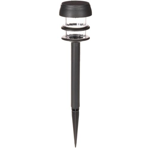 Solcelledrevne hagelamper med jordspyd, utendørslamper for hagestier, 35 cm, 6 stk.