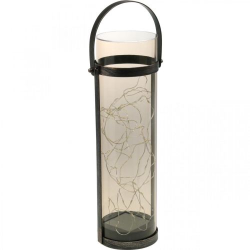 Floristik24 Hagelampe, solcellelykt, lysrør til dekorasjon LED varmhvit H35cm