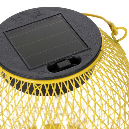 gjenstander Solcellelykt for hage og terrasse i moderne design laget av metall, 12 cm