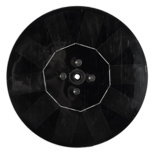 gjenstander Solcelledrevet pumpe for hagedammer, flytende dekorativ vannfunksjon med LED, 16 cm