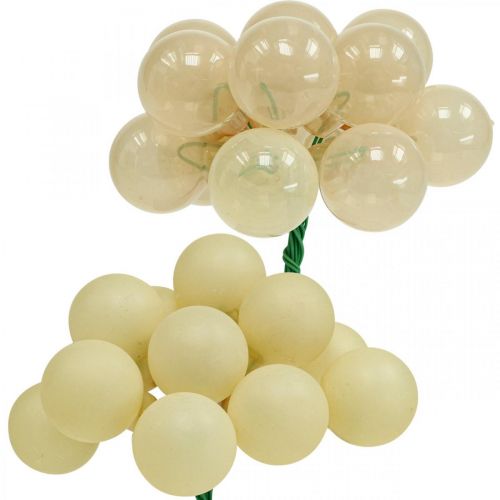 gjenstander Mini julekuler kremblanding matt/blank Ø25mm 140p