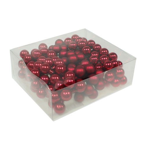 Floristik24 Speilbær Bordo Mix Ø25mm 140stk