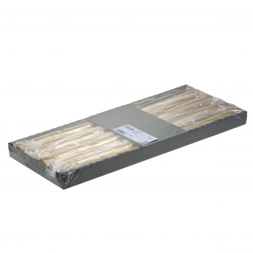 Floristik24 Koniske lys 400/25 gull 8 stk