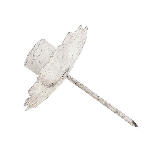 Floristik24 Konisk lysholder for oppklistring Ø7cm kremfarget 4 stk