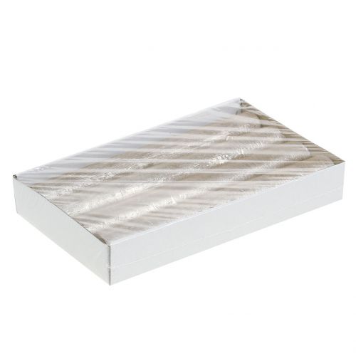 Floristik24 Taper stearinlys ensfarget champagne 34mm x 240mm 4 stk