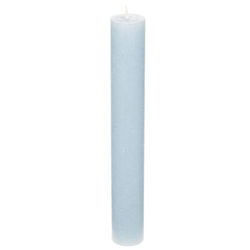 Blått konisk lys til lysestaker og borddekorasjon, 34x240mm, 4 stk. kjøpe | Floristik24.no