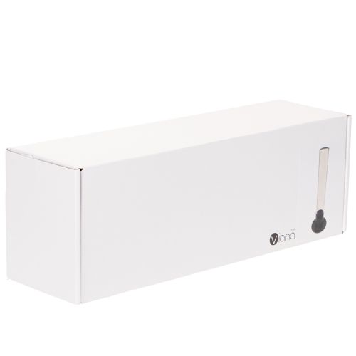 Konisk lysestake med glassylinder. Enkel og tidløs. 31 cm | Floristik24.no