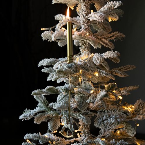 Juletrelysholder gyngehest 20 cm 3 stk | Floristik24.no