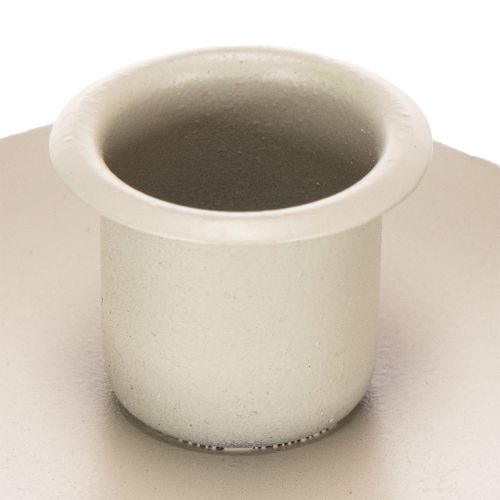Stjerneformet lysestake med trebase for et 20 cm lys | Floristik24.no