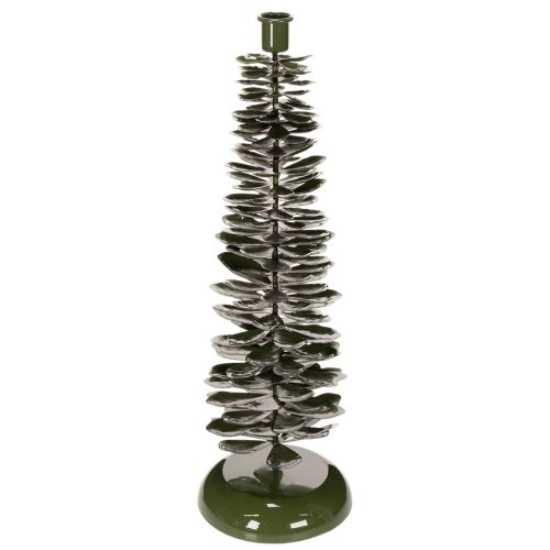 Lysestake i juletredesign, grønt metall, 45 cm kjøpe | Floristik24.no